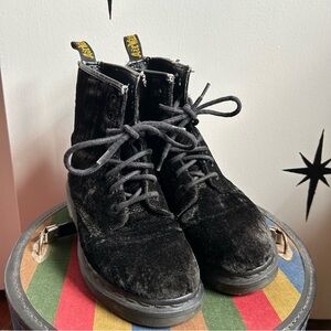 Dr. Martens Velvet Boots